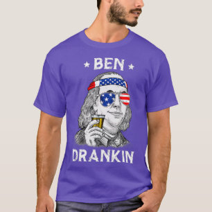 T-shirt 4 juillet Ben Drankin Benjamin Franklin