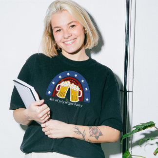 T-shirt 4 juillet bière