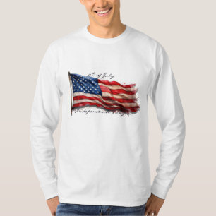 T-shirt 4 juillet – Célébrez avec le drapeau américain