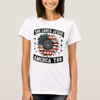 T-shirt 4 juillet de liberté patriotique