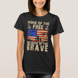 T-shirt 4 juillet Drapeau Américain De La Libération À Cau