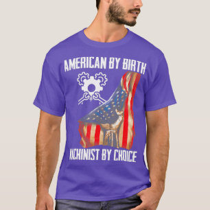 T-shirt 4 juillet Drapeau Américain Par Birth Machinist Pa