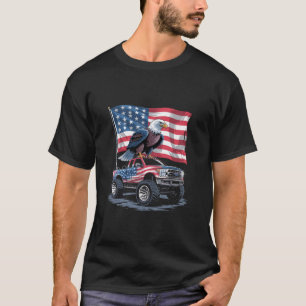 T-shirt 4 juillet Drapeau américain patriotique aigle USA