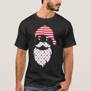 T-shirt 4 juillet en Noël Père Noël Graphique