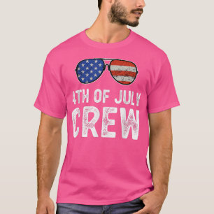 T-shirt 4 juillet Équipage Correspondant aux vêtements de