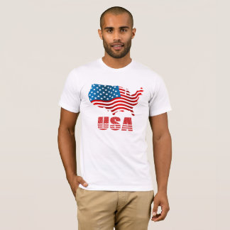 T-shirt 4 juillet fête de l'Indépendance Oncle Sam Casquet