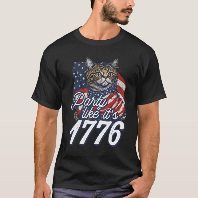 T-shirt 4 juillet Fête de l'indépendance patriotique améri (Devant)