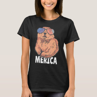 T-shirt 4 juillet Fête de l'Indépendance Usa American Prai