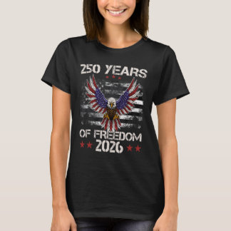 T-shirt 4 juillet Fête nationale 250e anniversaire 250 ans