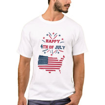 4 juillet Feu d'artifice USA Rouge Blanc Bleu