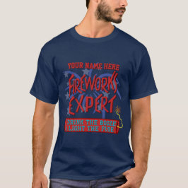 T-shirt 4 juillet feux d'artifice drôles de l'indépendance