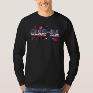 T-shirt 4 juillet Glam Ma Drapeau américain Glam Ma Grand-