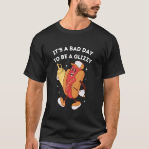 T-shirt 4 juillet Hotdog Ici Pour Les Glizzies Drôle Vie