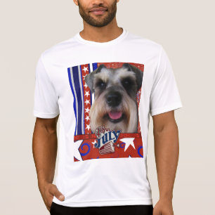 T-shirt 4 juillet pétard - Schnauzer