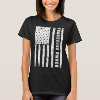 T-shirt 4 juillet pour Hommes American Flag franchise bas