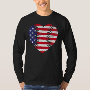 T-shirt 4 juillet Pour les femmes Drapeau américain Base