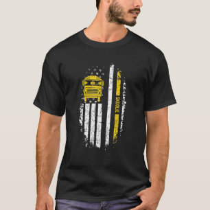 T-shirt 4 juillet Pour Un Propriétaire De Skoolie Patrioti