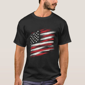 T-shirt 4 juillet quatrième juillet patriotique américain