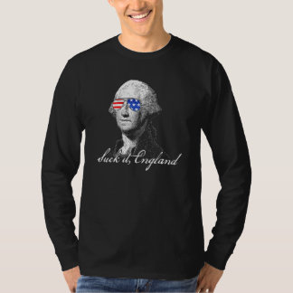 T-shirt 4 juillet Suck It England George Sloshington Mer