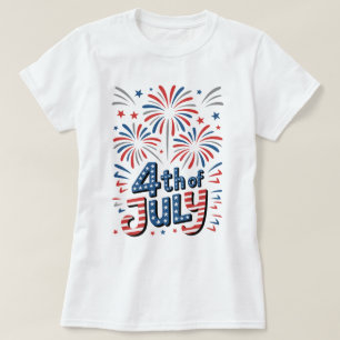T-shirt 4 juillet T-Shirt, Fête de l'Indépendance des État