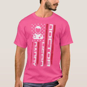 T-shirt 4 juillet. Us Drapeau Docteur Papa Fête des pères