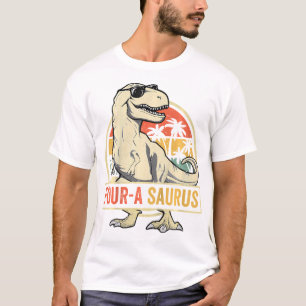 T-shirt 4 Year Old Dino 4Th D