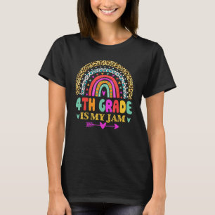T-shirt 4e année est ma confiture de retour à l'école Rain