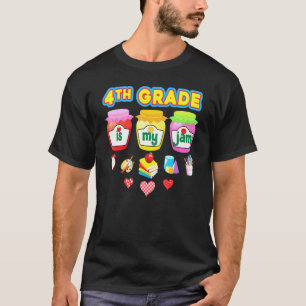 T-shirt 4e année est ma confiture quatrième enseignant enf