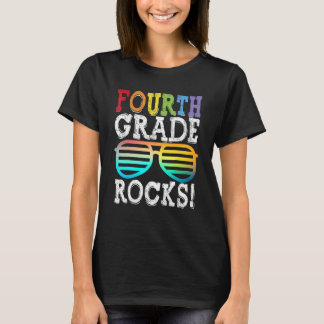T-shirt 4e année Rocks 4e année Squad Retour à l'école