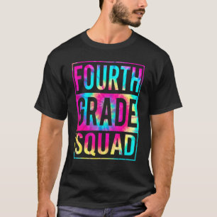 T-shirt 4e année Squad Tie Dye 4e Escadron Étudiants Ensei