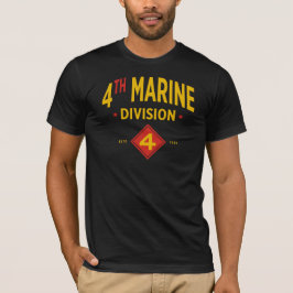 T-shirt 4e division maritime "Combat quatrième"