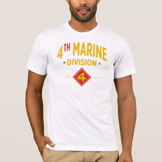 T-shirt 4e division maritime des États-Unis
