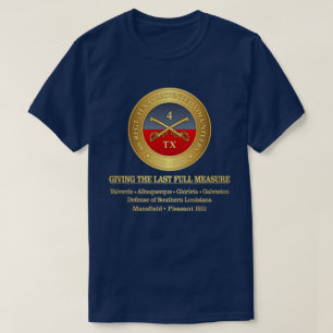 T-shirt 4ème Texas Cavalry (distinctions honorifiques)