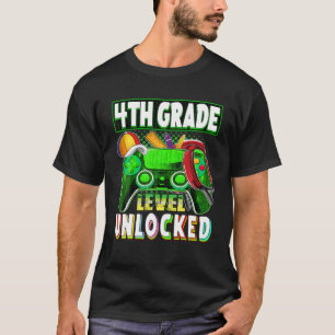T-shirt 4Grade Niveau Unlocked 4Th Grader Graduation 202