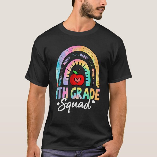 T-shirt 4th Grade Squad Back To School Fourth Grade Teache (Devant)