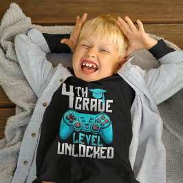 T-shirt 4th Grade Unlocked Gamer Graduation