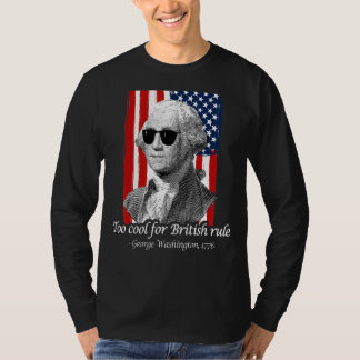 T-shirt 4th July Georg Washington Patriotic Quota Independ