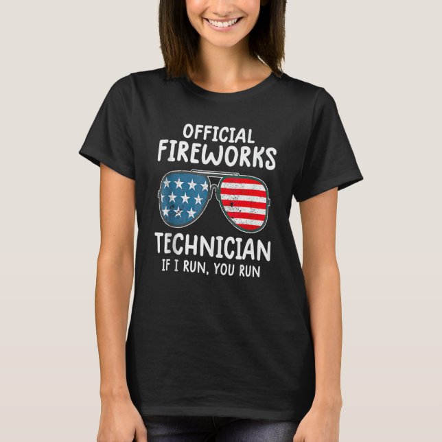 T-shirt 4th of july fireworks   4th of july  for men (Devant)