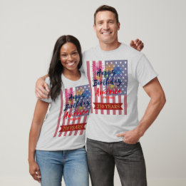 T-shirt 4th of July Happy Birthday America USA 250th