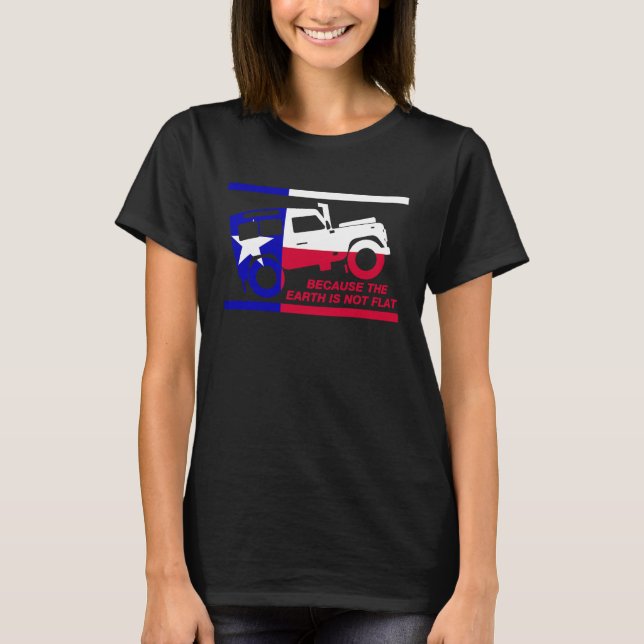 T-shirt 4x4 Earth Rover Texas (Devant)