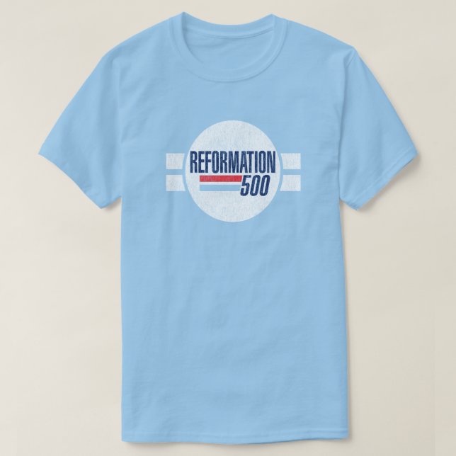 T-shirt 500th Chemise de cru de réforme d'anniversaire (Design devant)
