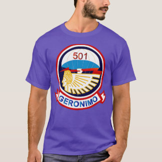 T-shirt 501 Régiment d'infanterie de parachutistes avec te