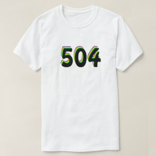 T-shirt 504 Indicatif régional