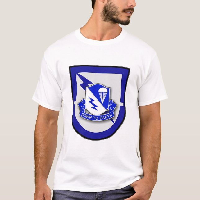 T-shirt 507th Régiment d'infanterie - aéroporté, ęr éclair (Devant)