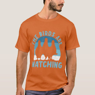 T-shirt 50888 Les oiseaux observent des amis