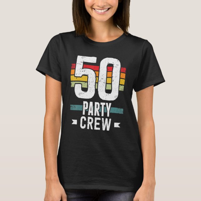 T-shirt 50 Anniversaire 50 Escadron d'équipages 50e Groupe (Devant)