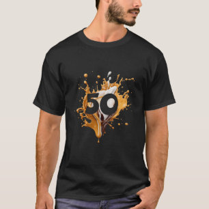 T-shirt 50 ANS 50E ANNIVERSAIRE Longue Tête À Drapeau T Ch