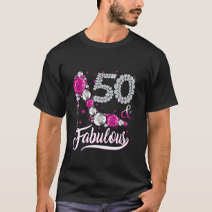 T-shirt 50 Ans Et Fabuleux Joyeux 50ème Anniversaire