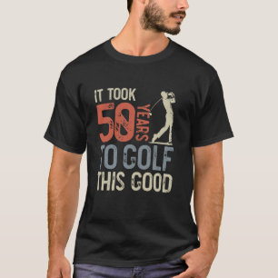T-shirt 50 ans Golfing Golf 50e anniversaire Funn