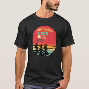 T-shirt 50 Ans Légende Vintage depuis juillet 1972 50e B